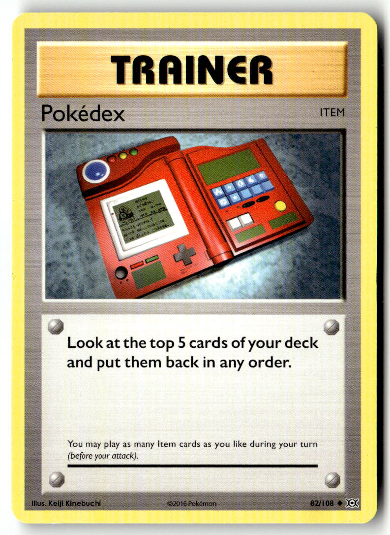 Front of Pokedex 82/108 from XY - Evolutions