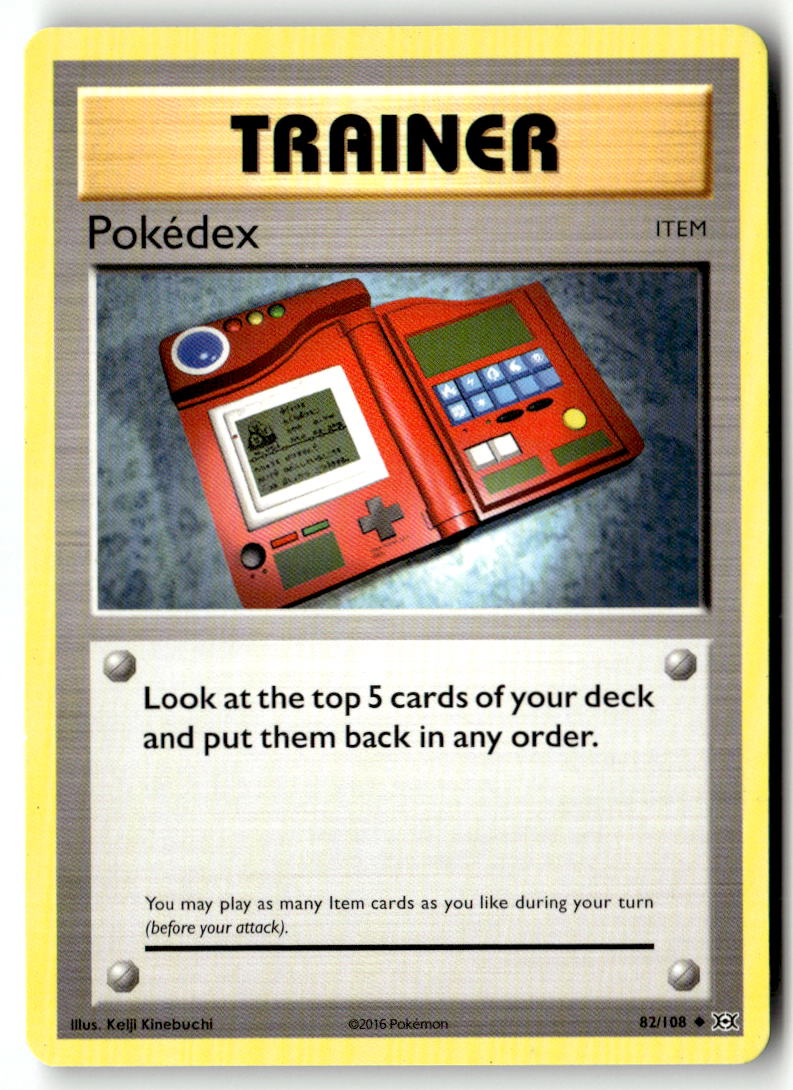 Front of Pokedex 82/108 from XY - Evolutions