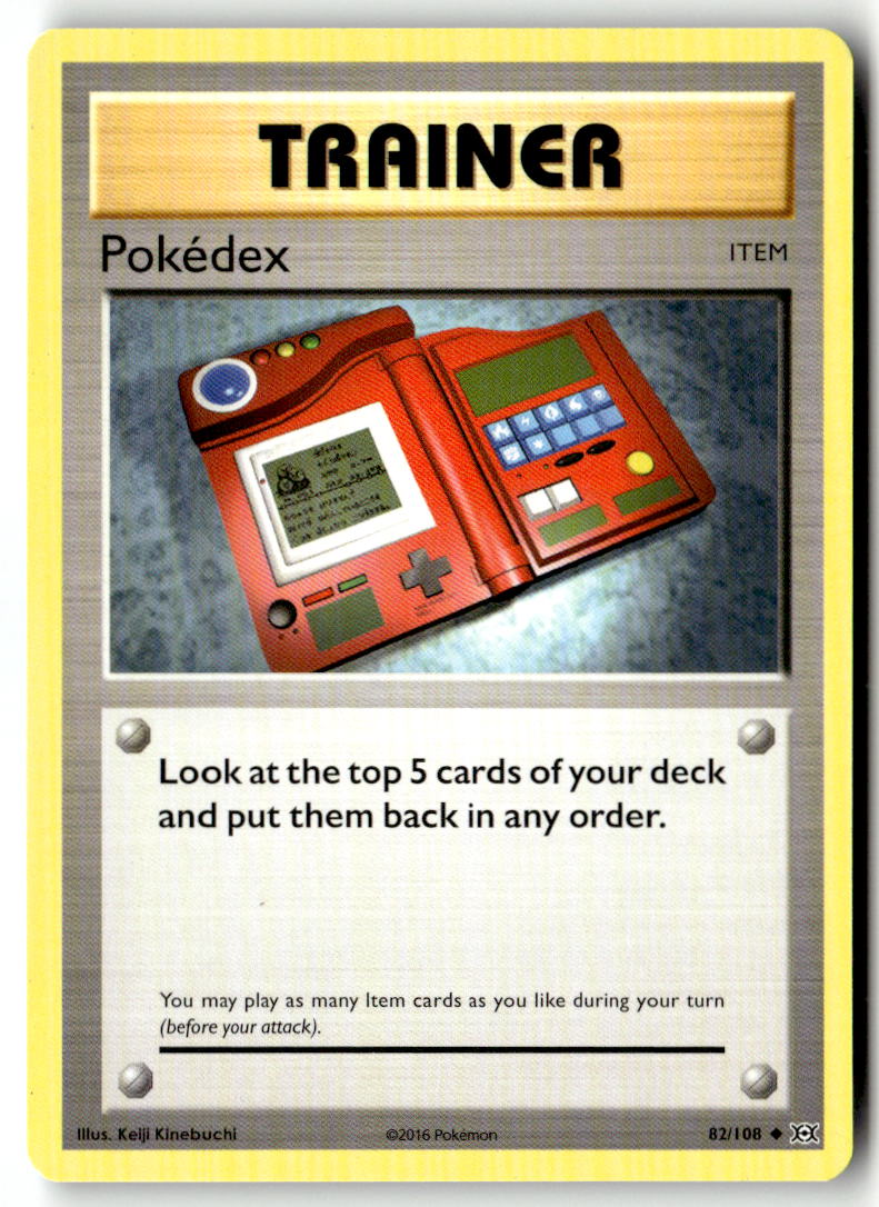 Front of Pokedex 82/108 from XY - Evolutions