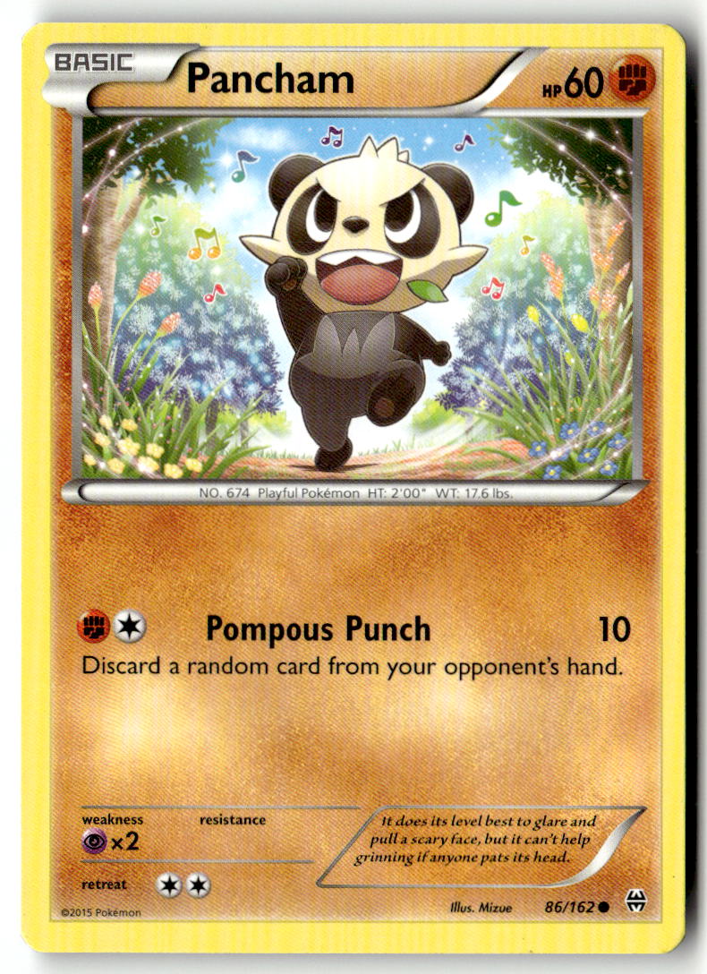 Front of Pancham 86/162 from XY - BREAKthrough