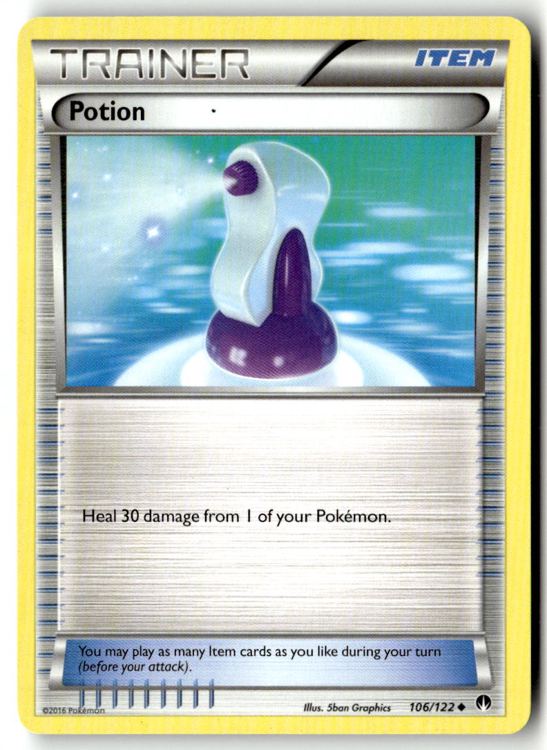 Front of Potion 106/122 from XY - BREAKpoint