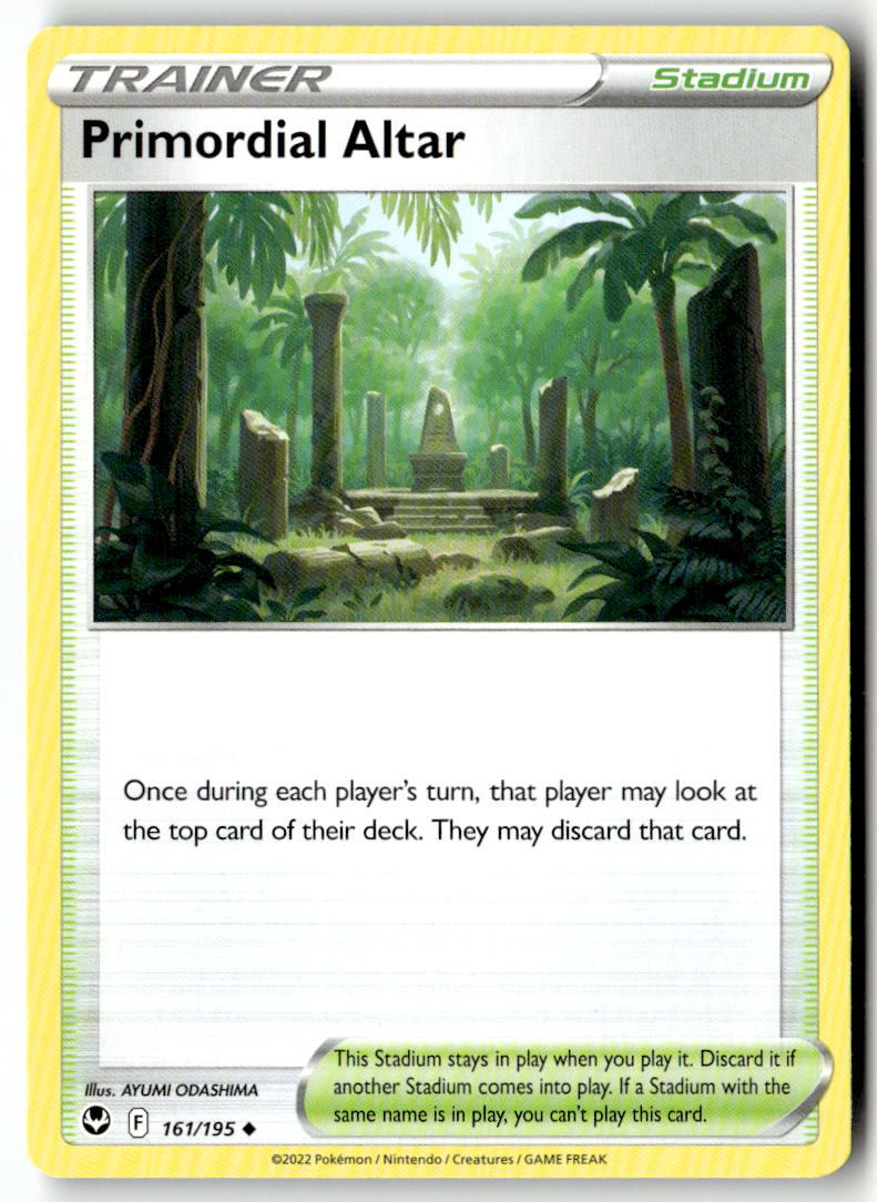 Front of Primordial Altar 161/195 from Silver Tempest