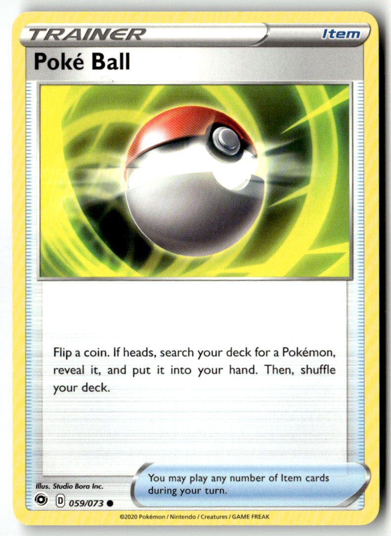 Front of Poke Ball 59/73 from Champion's Path