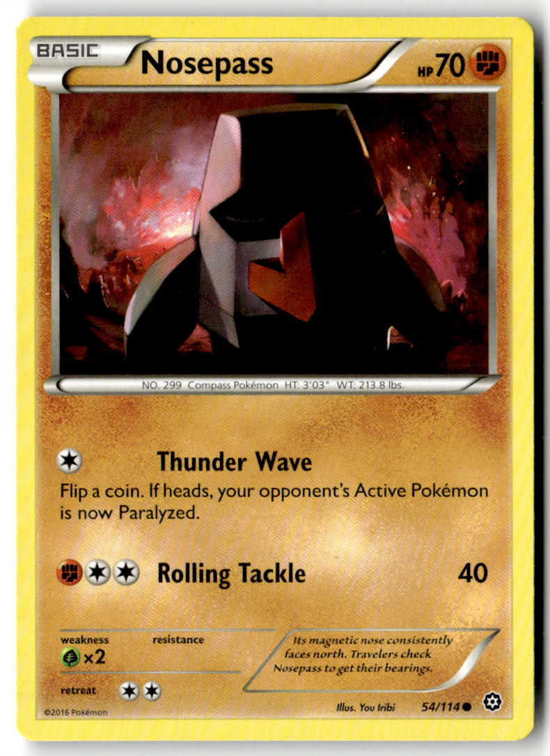 Front of Nosepass 54/114 from XY - Steam Siege