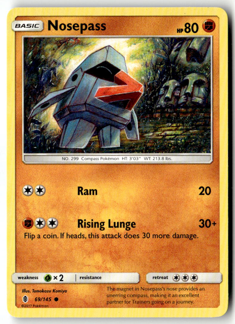 Front of Nosepass 69/145 from SM - Guardians Rising