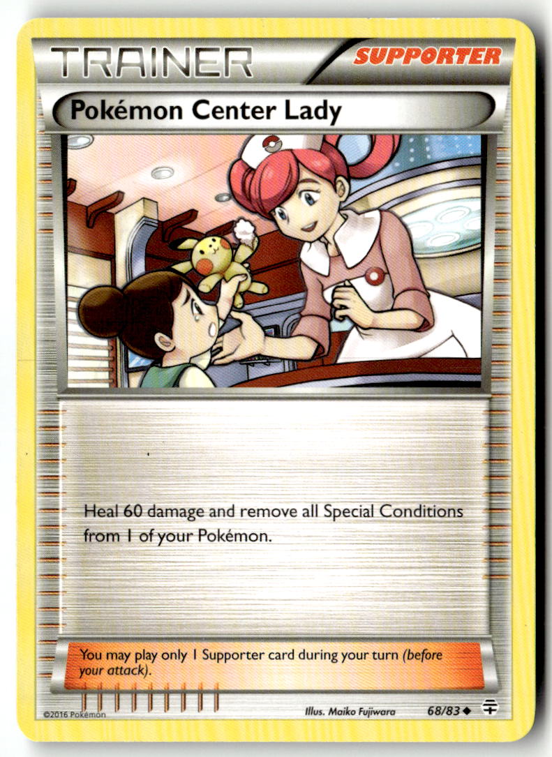 Front of Pokemon Center Lady 68/83 from Generations