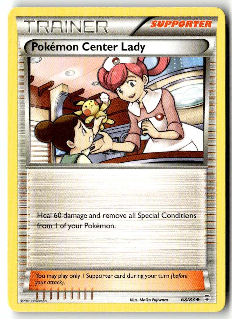 Front of Pokemon Center Lady 68/83 from Generations