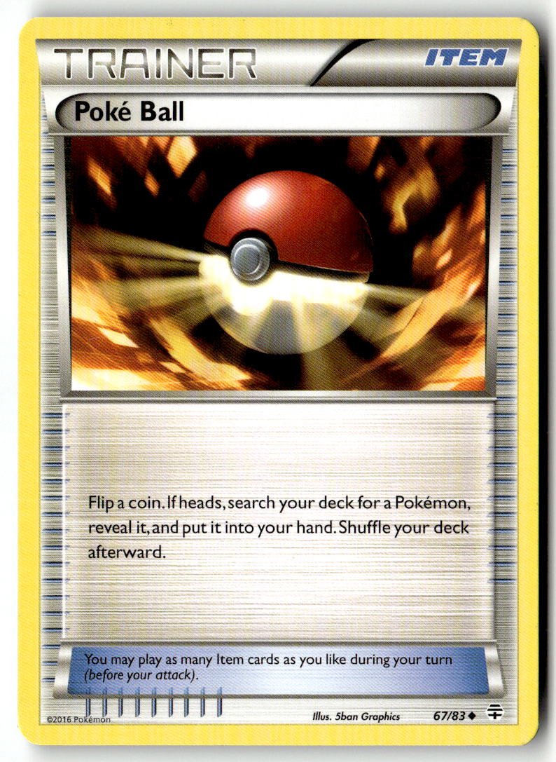 Front of Poke Ball 67/83 from Generations