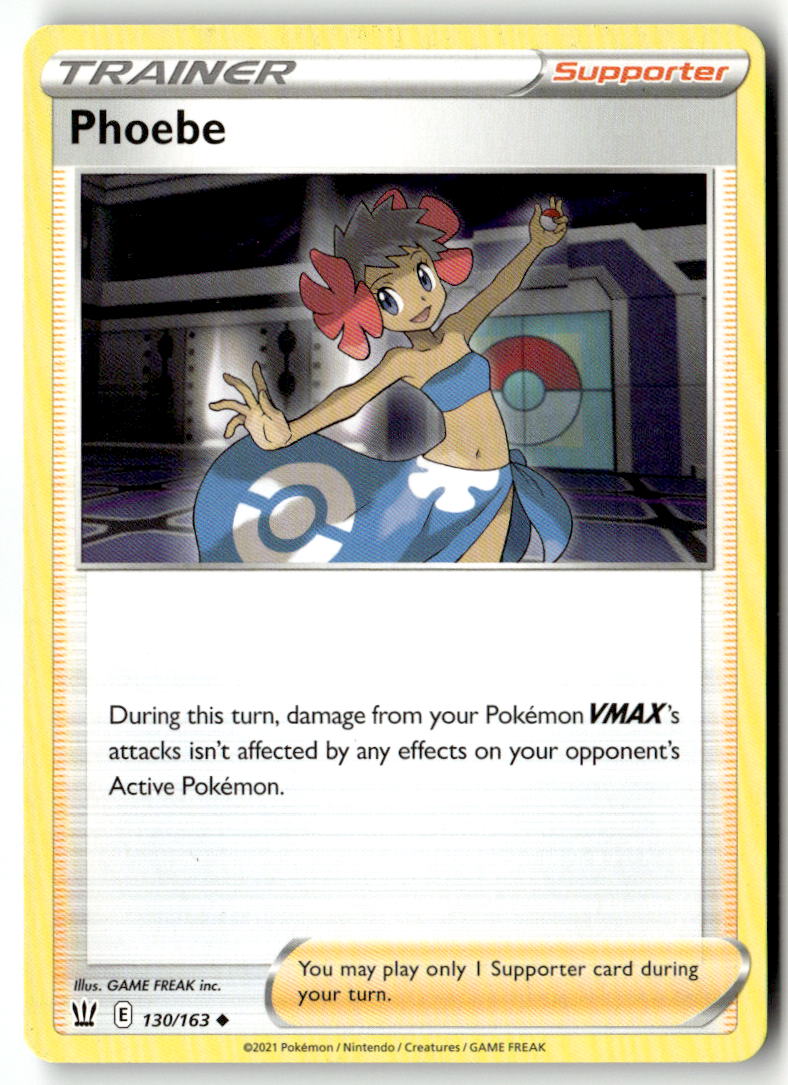 Front of Phoebe 130/163 from Battle Styles
