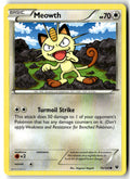 Front of Meowth 74/124 from XY - Fates Collide