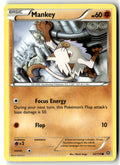 Front of Mankey 52/114 from XY - Steam Siege