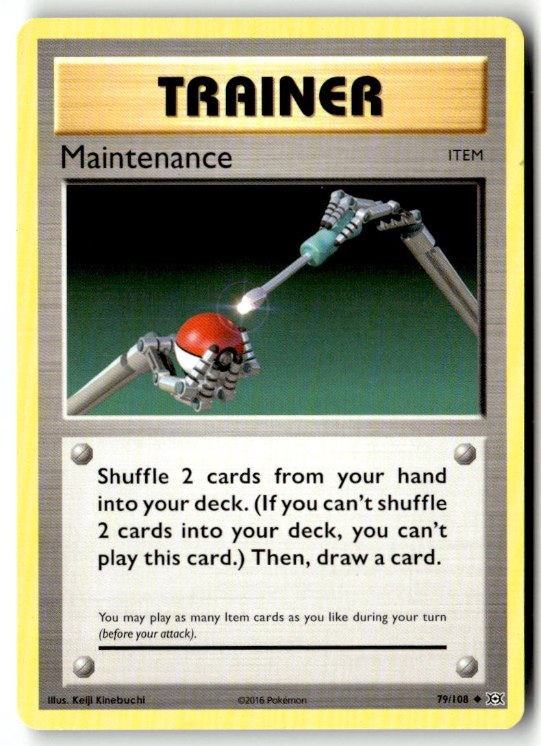 Front of Maintenance 79/108 from XY - Evolutions