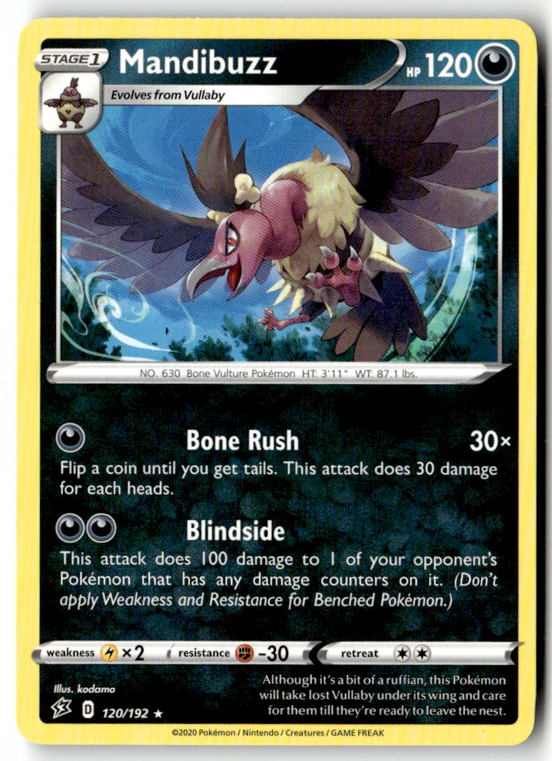 Front of Mandibuzz 120/192 from Rebel Clash