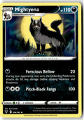 Front of Mightyena 104/185 from Vivid Voltage