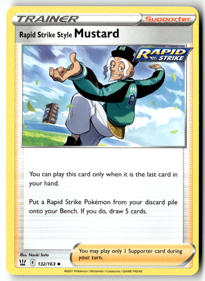 Front of Rapid Strike Style Mustard 132/163 from Battle Styles