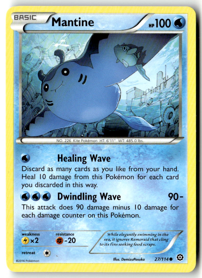 Front of Mantine 27/114 from XY - Steam Siege