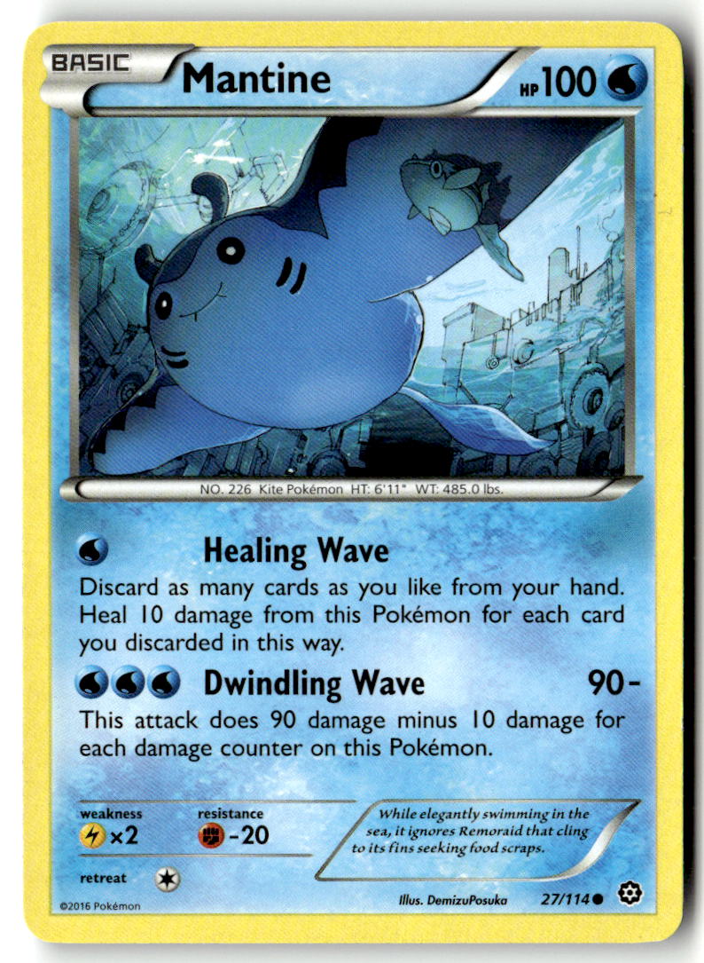 Front of Mantine 27/114 from XY - Steam Siege