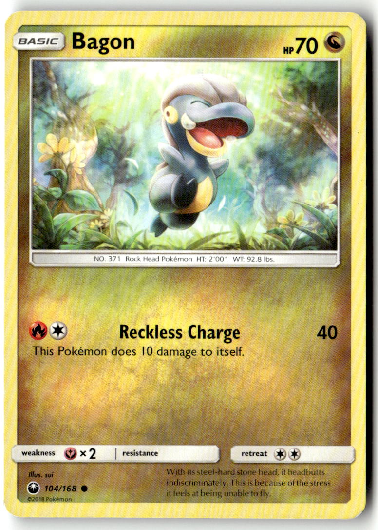 Front of Bagon (104) 104/168 from SM - Celestial Storm