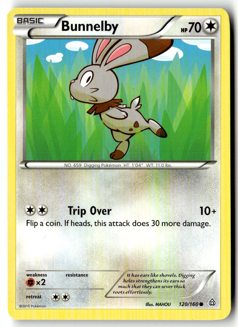 Front of Bunnelby 120/160 from XY - Primal Clash