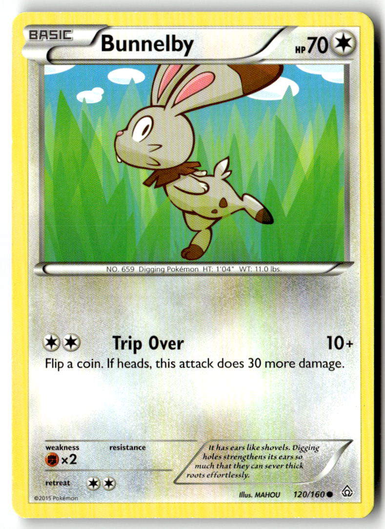 Front of Bunnelby 120/160 from XY - Primal Clash