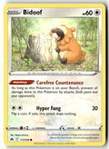 Front of Bidoof 111/159 from Crown Zenith