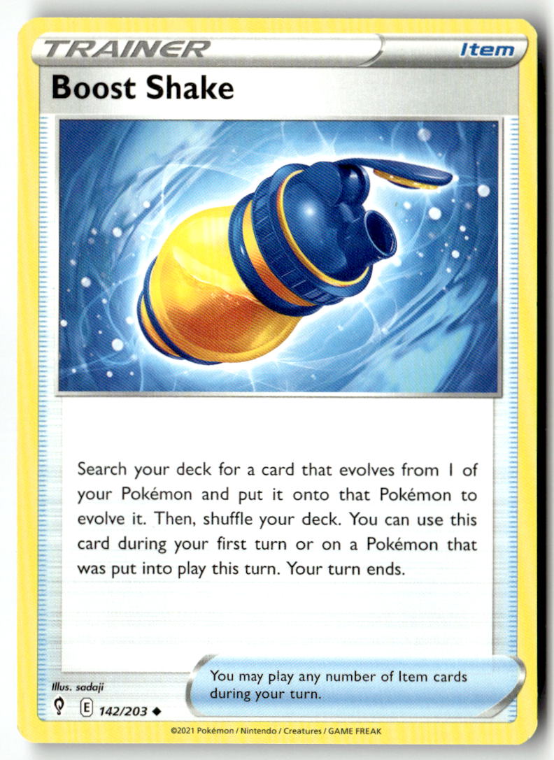 Front of Boost Shake 142/203 from Evolving Skies