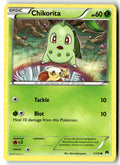 Front of Chikorita 1/122 from XY - BREAKpoint