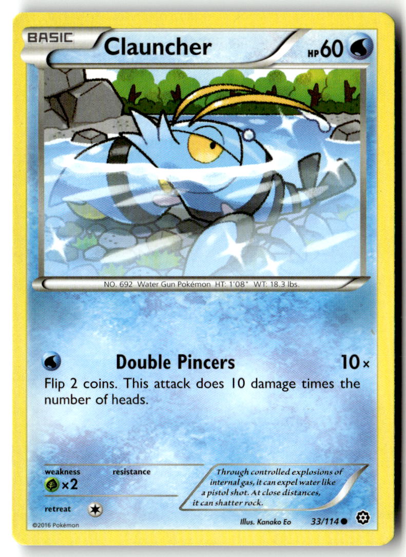 Front of Clauncher 33/114 from XY - Steam Siege