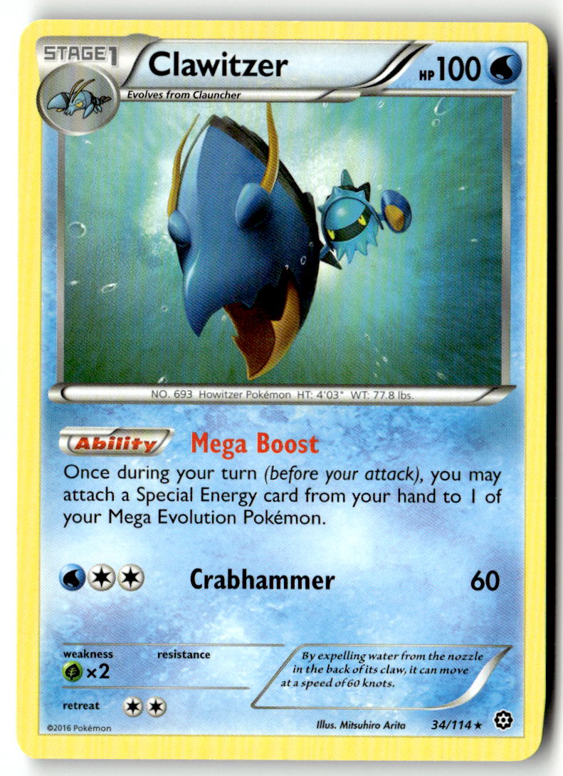 Front of Clawitzer 34/114 from XY - Steam Siege