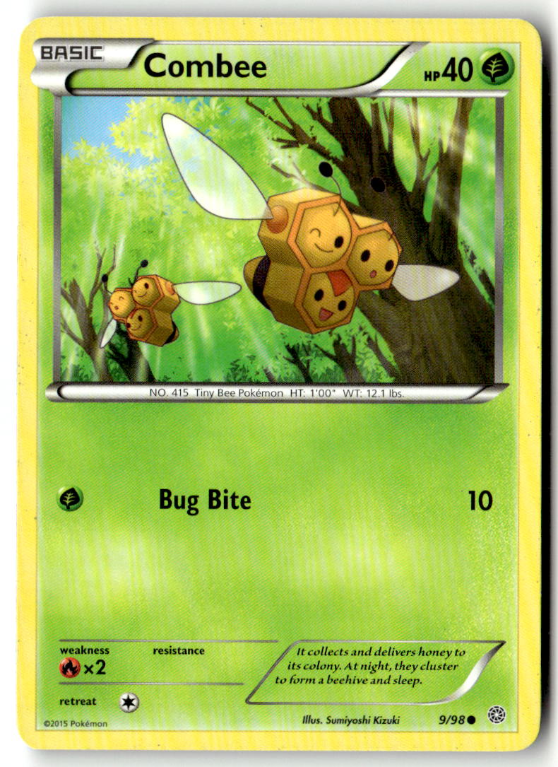 Front of Combee 9/98 from XY - Ancient Origins