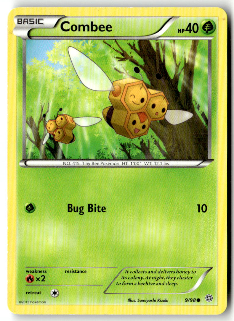 Front of Combee 9/98 from XY - Ancient Origins