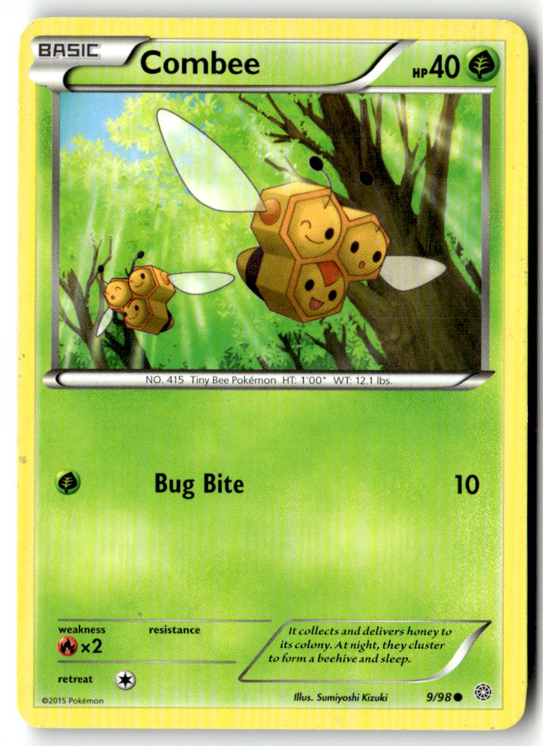 Front of Combee 9/98 from XY - Ancient Origins