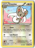Front of Cinccino (88) 88/124 from XY - Fates Collide