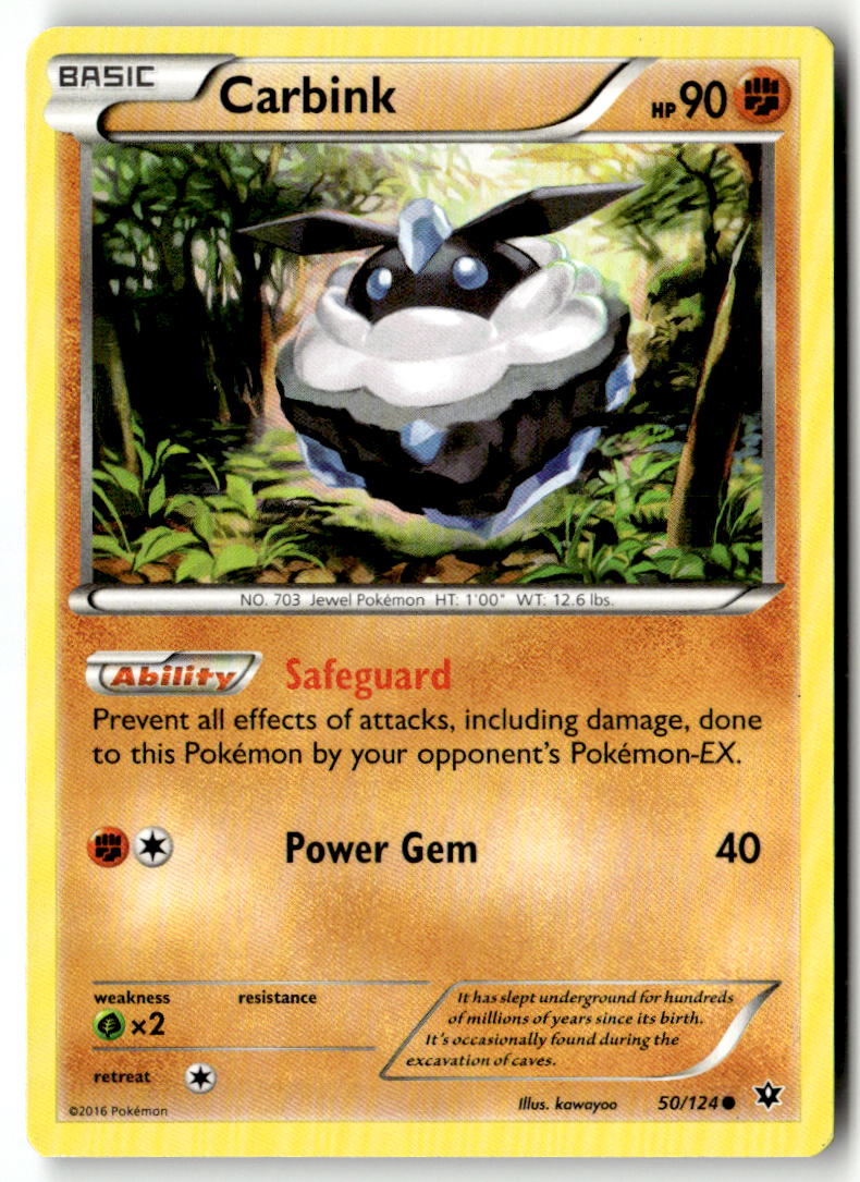 Front of Carbink (50) 50/124 from XY - Fates Collide