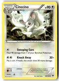 Front of Cinccino (89) 89/124 from XY - Fates Collide