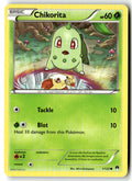 Front of Chikorita 1/122 from XY - BREAKpoint