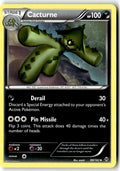 Front of Cacturne 88/162 from XY - BREAKthrough