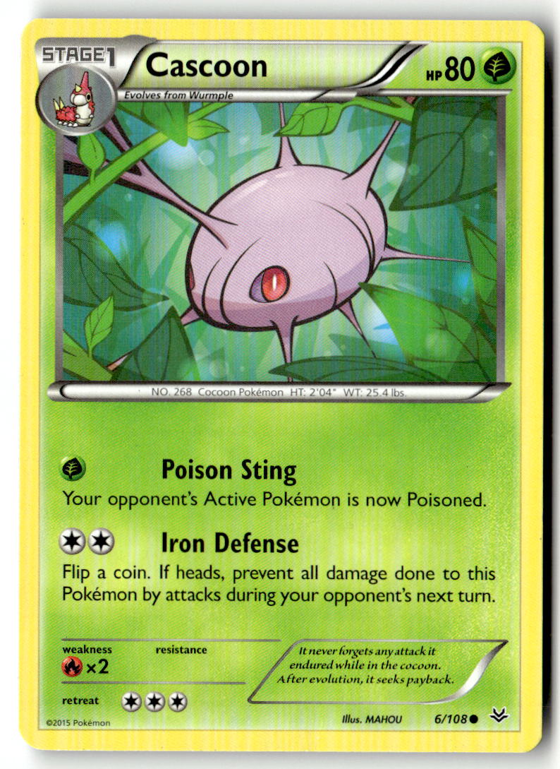 Front of Cascoon 6/108 from XY - Roaring Skies