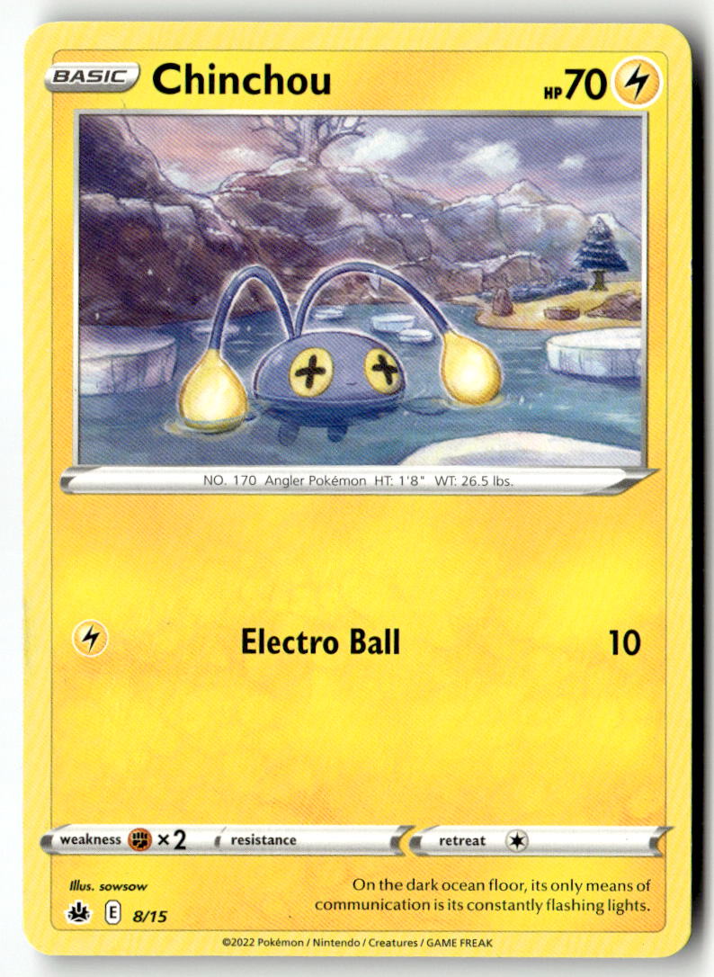 Front of Chinchou - 8/15 008/015 from McDonald's Promos 2022