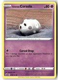 Front of Galarian Corsola 078/192 from Rebel Clash