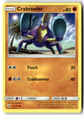 Front of Crabrawler 72/149 from SM Base Set