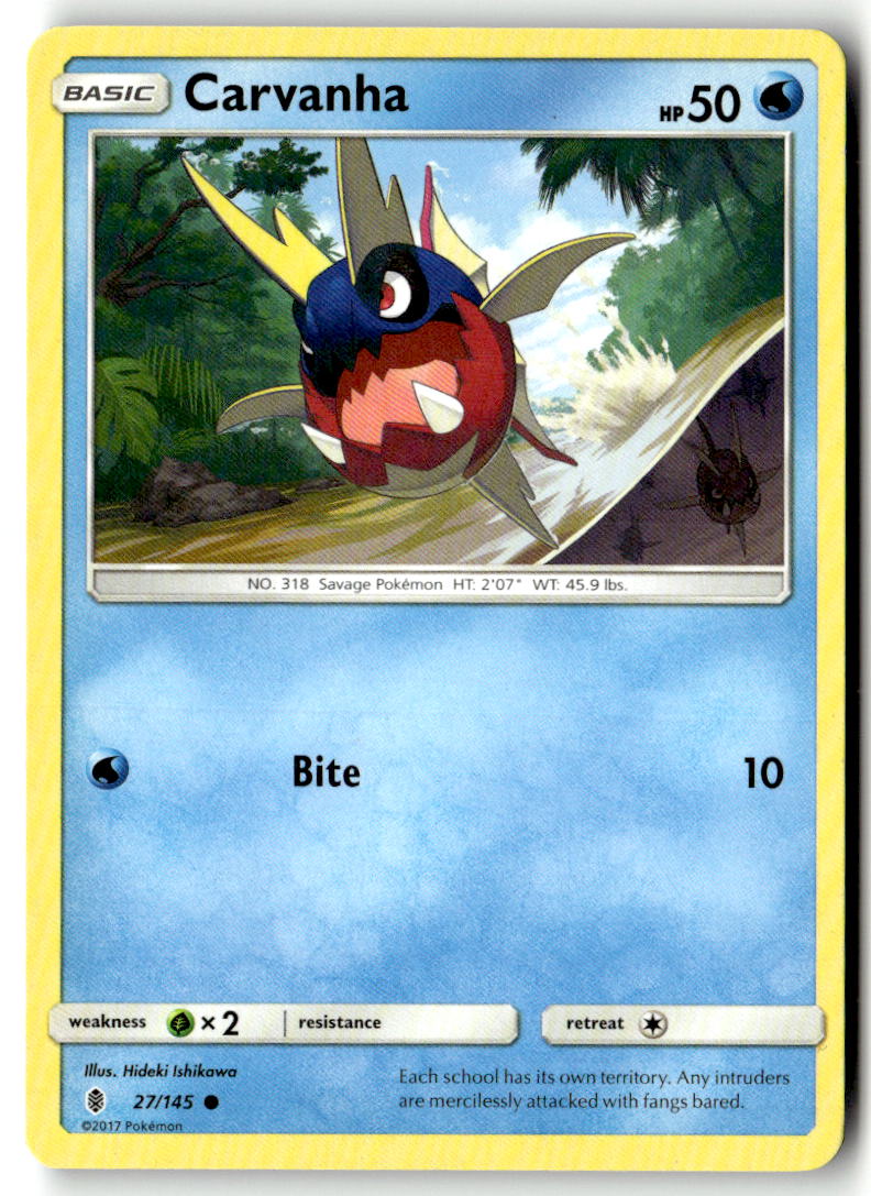 Front of Carvanha 27/145 from SM - Guardians Rising