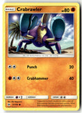 Front of Crabrawler 72/149 from SM Base Set