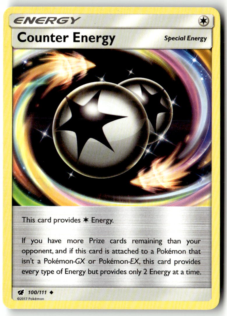 Front of Counter Energy 100/111 from SM - Crimson Invasion