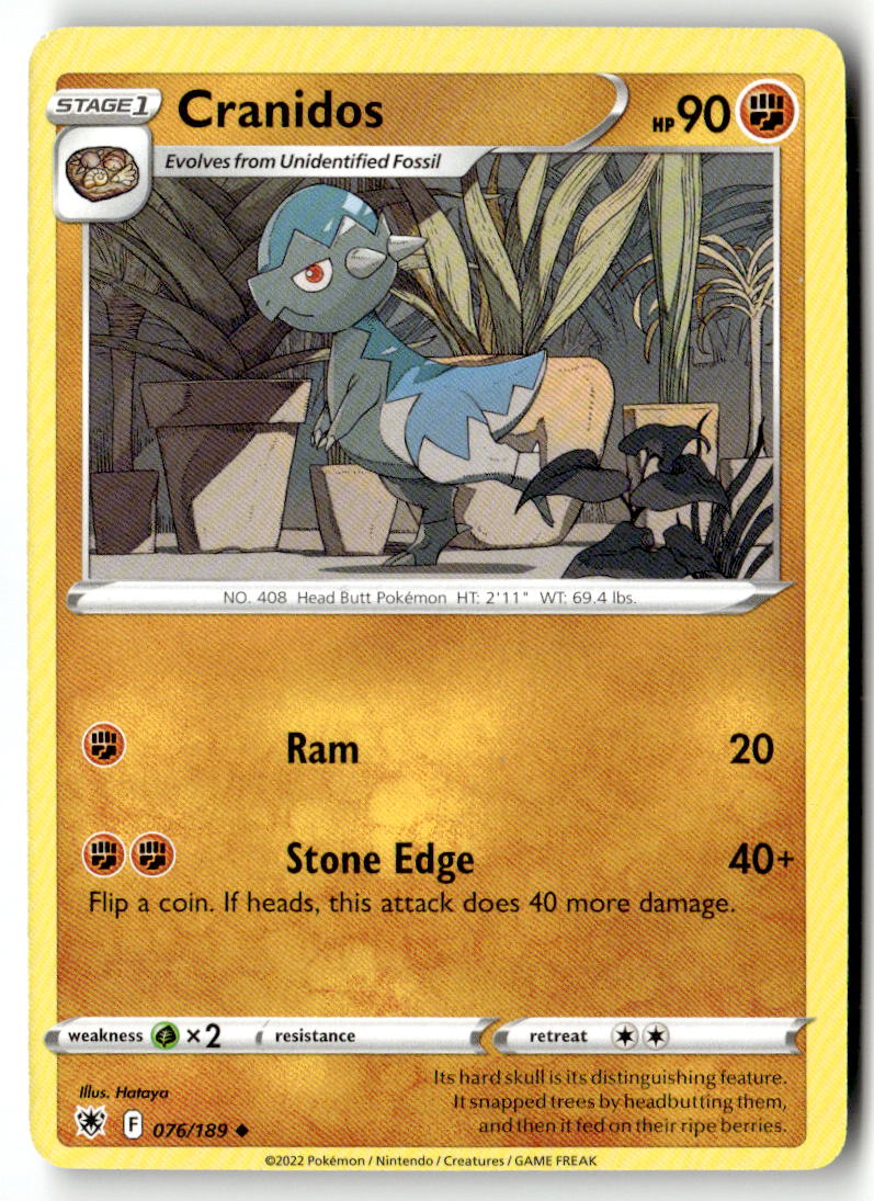 Front of Cranidos 076/189 from Astral Radiance
