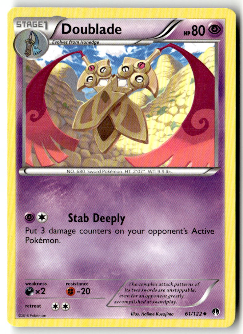 Front of Doublade 61/122 from XY - BREAKpoint