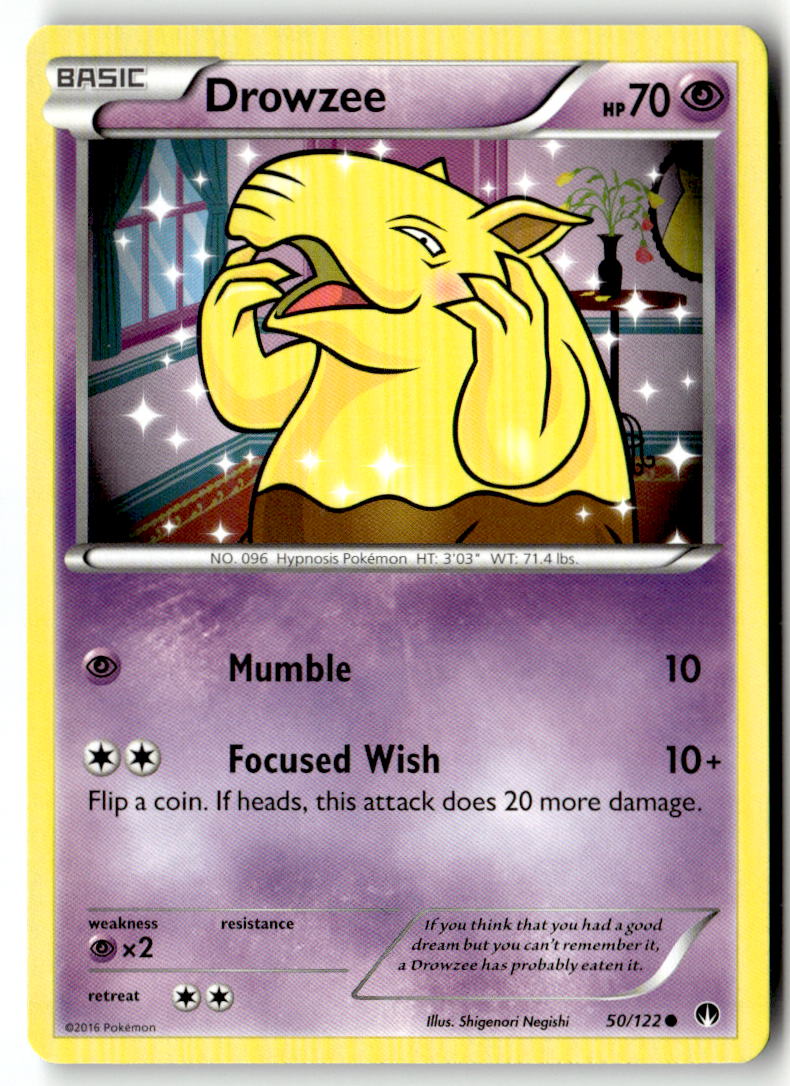 Front of Drowzee 50/122 from XY - BREAKpoint