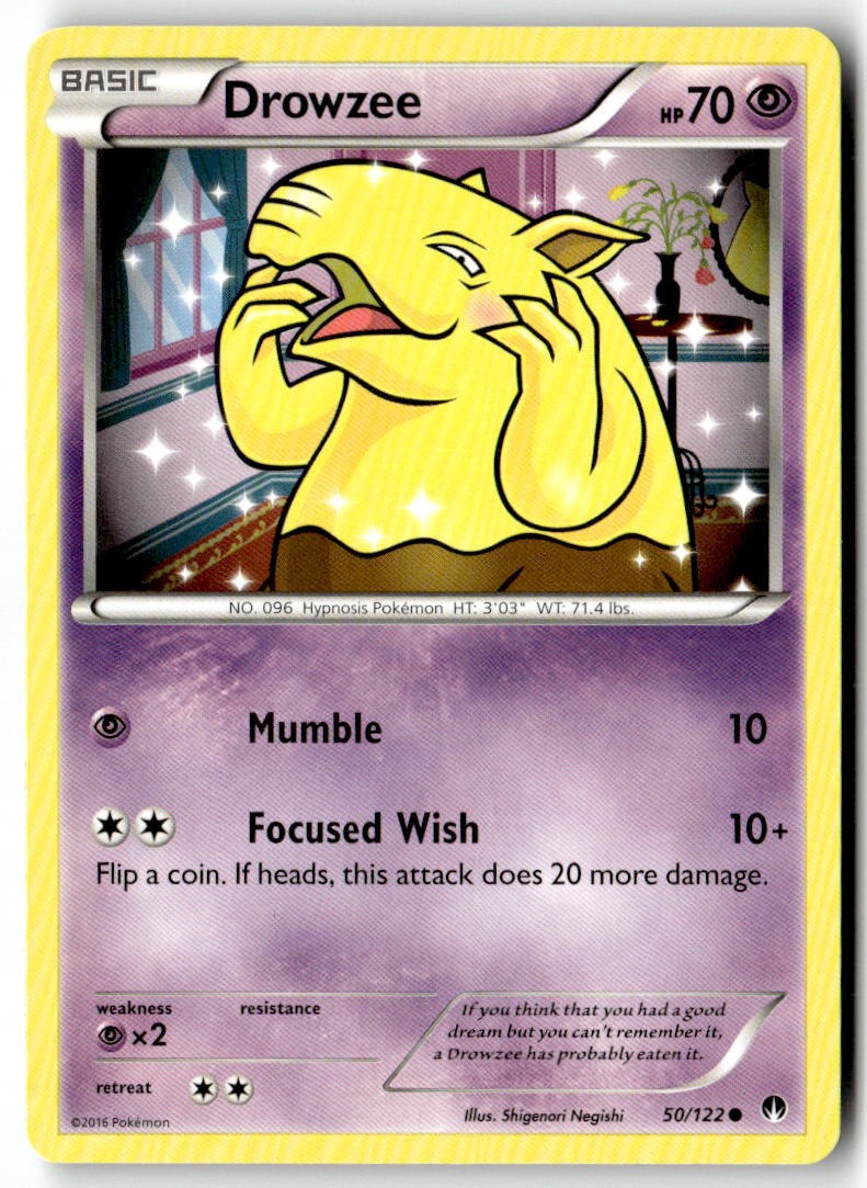 Front of Drowzee 50/122 from XY - BREAKpoint