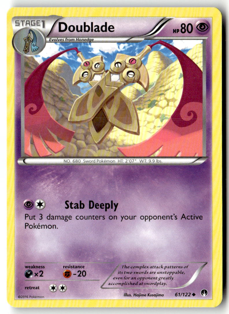 Front of Doublade 61/122 from XY - BREAKpoint