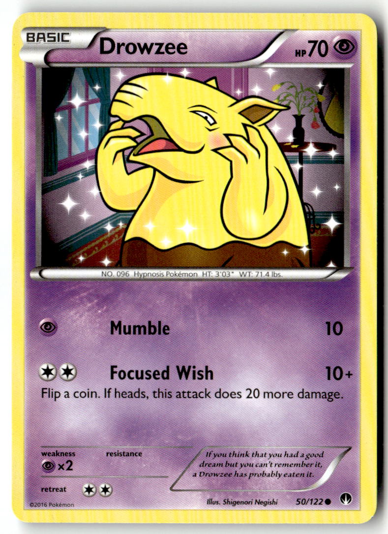 Front of Drowzee 50/122 from XY - BREAKpoint